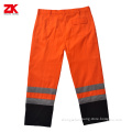 Safety pants with reflective tape